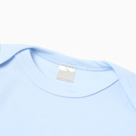 Body baby with long sleeve, blue color, height 74-1