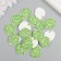 Decor for creativity tree "Palm leaves" set of 20 pcs 2.5x2.8 cm