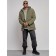 Extensive male winter park, size 58, green color