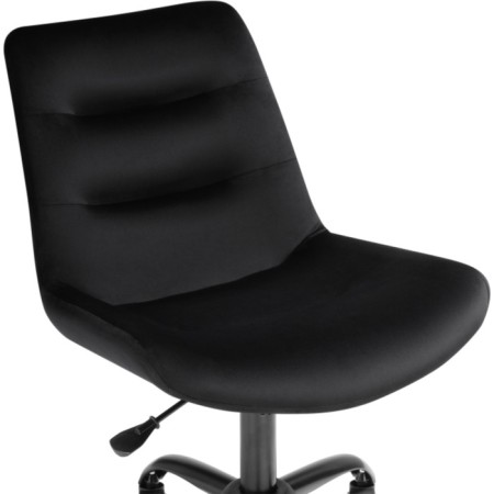 Computer chair Ordi Metal/velor, black 56x65x85 cm-4