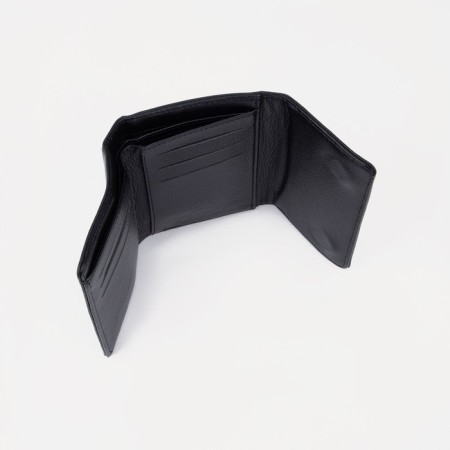 Women's wallet on magnets, black color-3