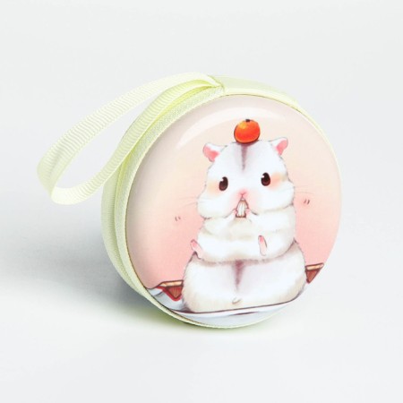 Case for coins/headphones with lightning, white color-2