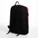 Tourist backpack on lightning, 5 outer pockets, black/red color