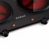 Infrared tile KitFort KT-169, 1250/1250 W, 2 burners, black