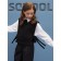 Knitted children's vests Amarobaby Bow, height 152 cm, black color