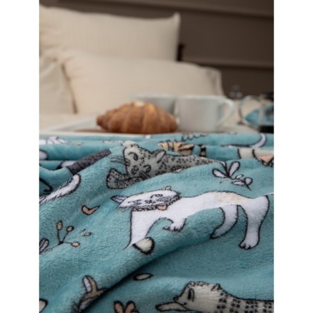 Texrepublic blanket, size 150x200 cm, menthol color-9