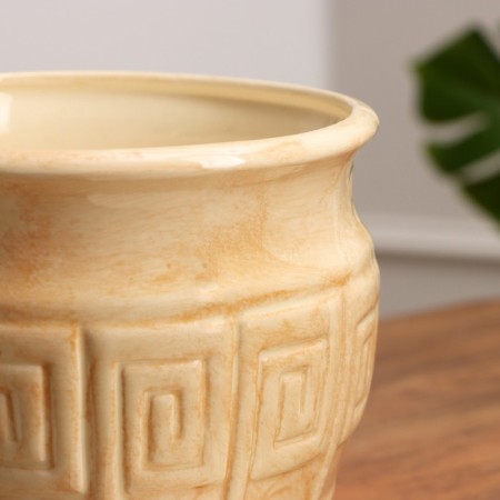 Set of pots 3pcs. "Meander" beige 10l, 3l, 1.2l-3