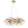 Cauls "Chips" G9 8x40W gold 60x60x15 cm Bayerlux