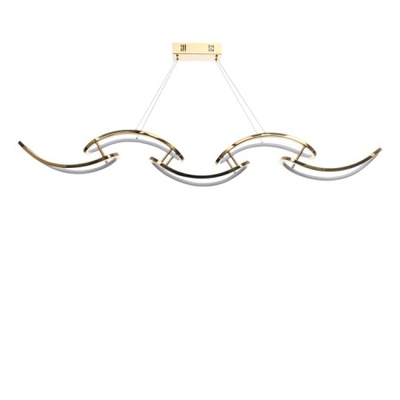 Lamp with PDD "Jenny" LED 80W 3000-6000k gold 140x18.5x12-112 cm-5