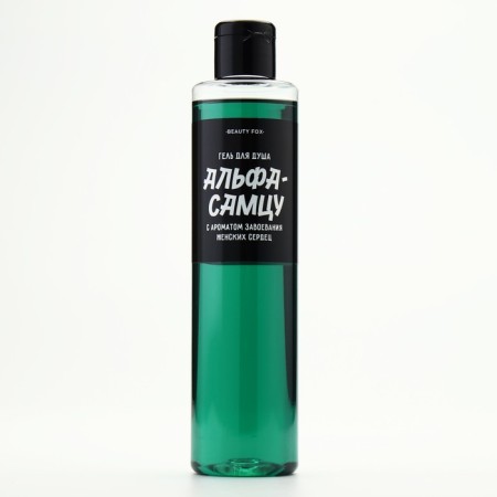 Alfa-Samsu shower gel, 250 ml, aroma of men's perfume, Beauty Fox