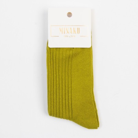 Noski children's plain minaku cente-green, rr 19-20 cm-3