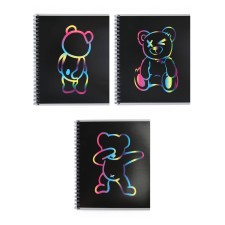 Тетрадь 80л кл на гребне Bear, обл мел карт, бл офс
