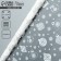 Glossy film "Balls and snowflakes", white, 1 x 5.2 m, New Year