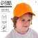 Children's cap for the boy Chillin, orange color, rr 52-54, 5-7 years old