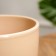 Flower coffee pot with a stand with a stand, beige