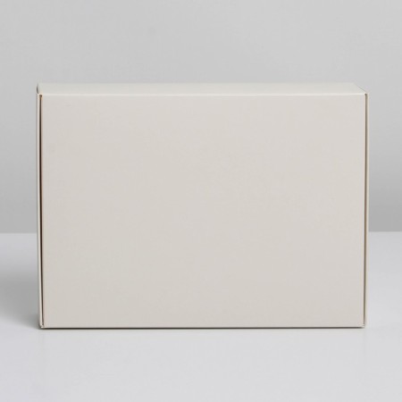 Gift folding box, packaging, "beige", 21 x 15 x 5 cm-2