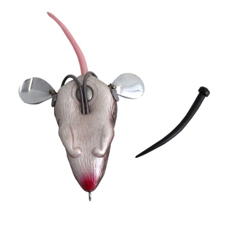 Namazu Mouse-Namazu Mouse with petals, 76 mm, 26 g, color 11, double YR HOOKS BN #2-4
