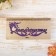 Wooden envelope "Gratitude" gold, purple, 17 x 8.5 x 2 cm