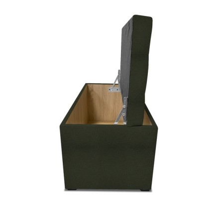 Puff with a lid and weighting, 800 × 400 × 420 mm, lunar matting, Forest color-4