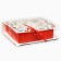 Box for 9 sweets with cells "New Year's gifts" 14.8 x 13.5 x 3.5 cm, New Year