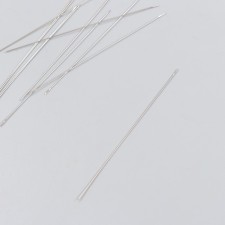 Needles for beads metal thin set 10 pcs Ø 0.45x80 mm