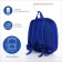 Baby backpack on lightning, blue color