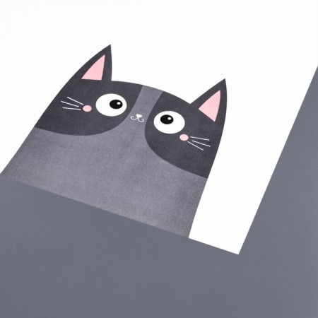 Rug for a bowl "Pigger" 43 x 28 cm "three cats"-4