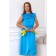 Women's dress, size 42, blue color 5634
