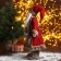Santa Claus "in a red fur coat with a flashlight" 45 cm