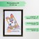 Photo frame plastic 21x30 cm black (289)