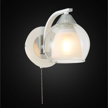 Sconces Citilux "Christie" CL152310, 12x20 cm, 1x75W, e27, white color-1