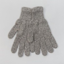 Male gloves from Mongolian wool, gray color, size 20-24