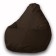 The hand-bag “Pear” is positive Modus, size L, diameter 80 cm, height 100 cm, velor, brown color