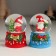 Souvenir Polystone Water Ball "Dwarf with a bow and bells" MIX 4.6x4.6x6.7 cm