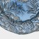 Glass dessert “Arabis”, D = 21.5 cm, Blue color