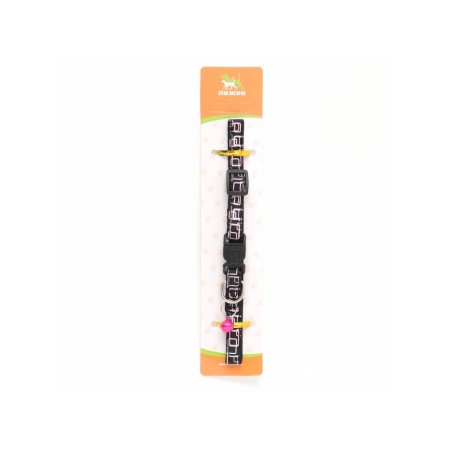 The two -layer collar with the Fastex "Squares", 30 x 1 cm, black-8
