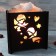 Salt lamp "Basket B Angels" E14 15W 1.8 kg Dimmer 14x14x18 cm