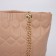 Zipper bag with lightning, beige color