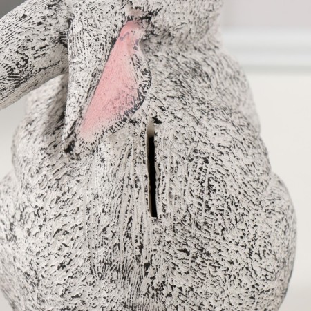 Piggy bank "Rabbit No. 3 variegated" height 16 cm, width 10.5 cm, length 12.5 cm-5