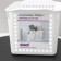 Loft storage basket, 2 l, 20 × 13.5 × 12 cm, white color