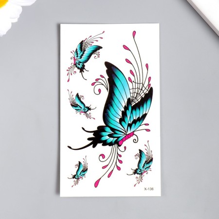 Tattoo on the body Color "Blobes Drawn" mix 10.5x6 cm-1