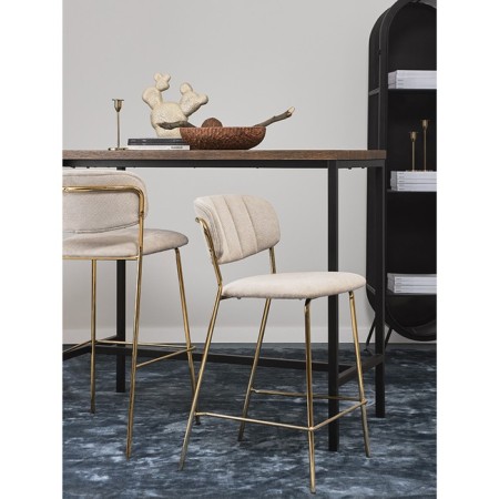 Bar stool Eirill, 560 × 475 × 990 mm, Shenill, color gray color-12
