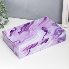 Casket to the leatherette for jewelry 