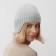 Women's hat minku, light gray color, rr 56-58