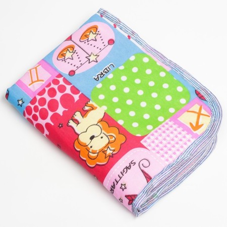 Children's diaper on a waterproof basis, 65x50 cm, drawing horoscope, color mix