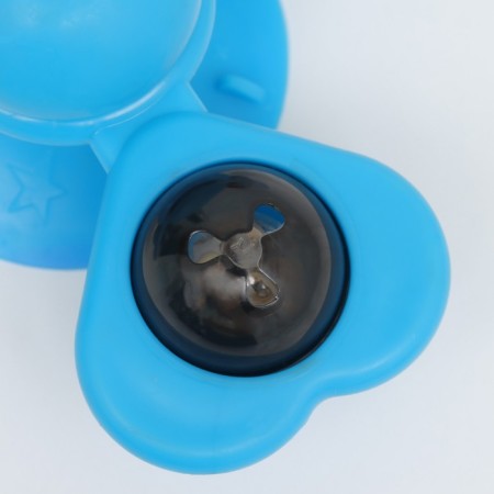 Toy-wound on a suction cup for cats "Clover", with cat mint and backlight, 3 compartments-2