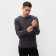 Long -sized male plain, color graphite, size 48