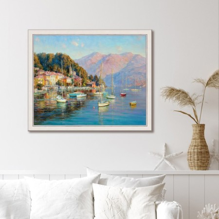 Reproduction of the picture "Morning Light", 40x50 cm, frame 45-a355-2