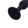 Anal traffic jam, oki-horses, cone, Soft silicone, 11.5 x 2.8 cm, black
