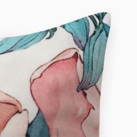 Case on the pillow Ethel "Peony", 40*40 cm, 100 p/e, velor-1